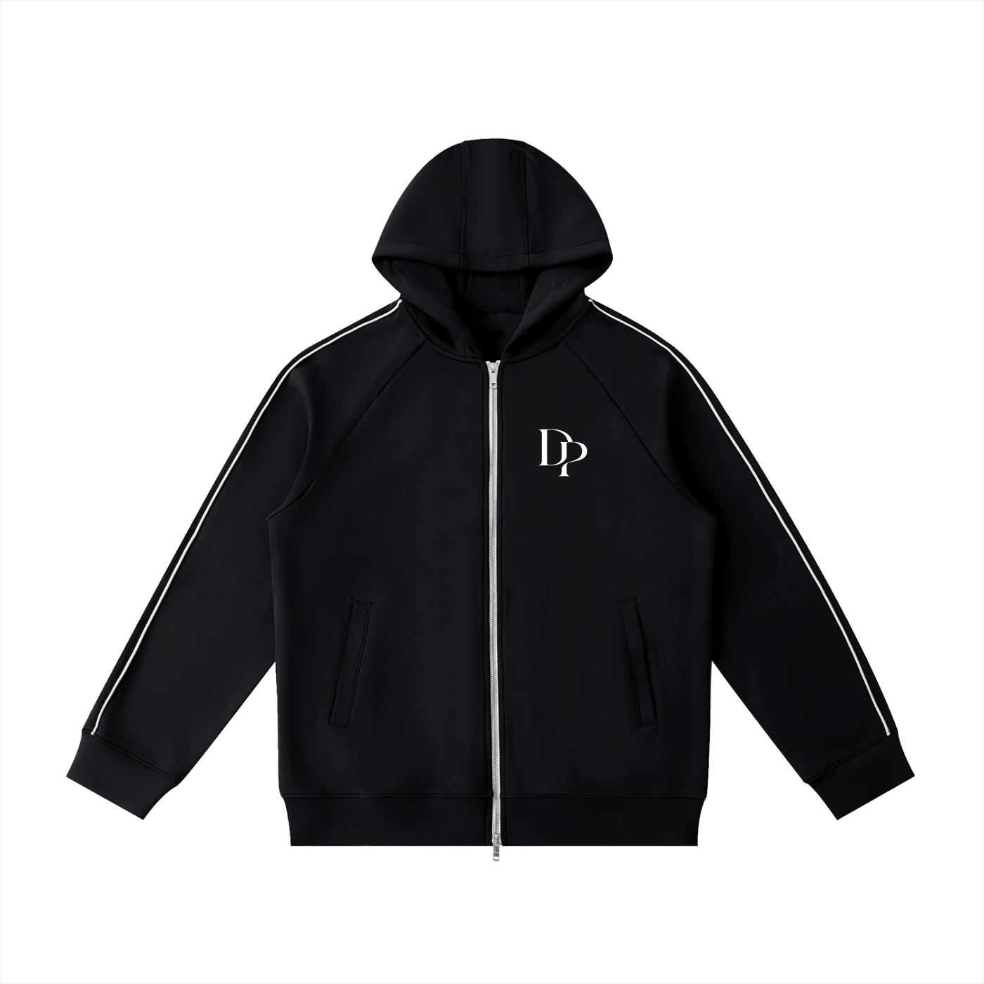 Heavyweight Raglan Sleeve Zip Hoodie