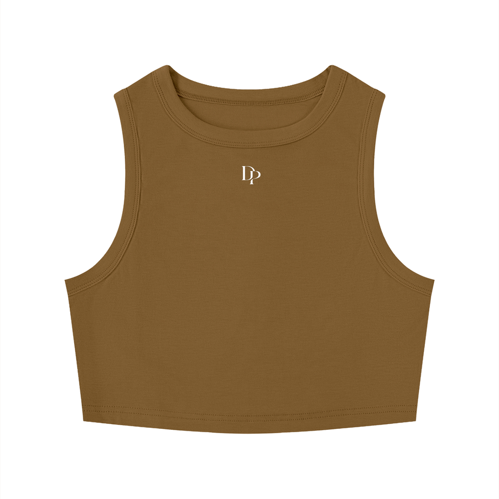 Women's Tight Crewneck Crop Tank Top