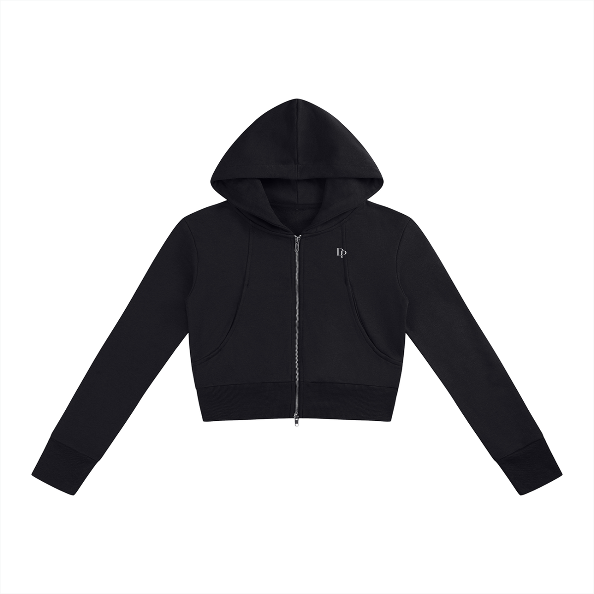 Women’s Slim Crop Full Zip Hoodie