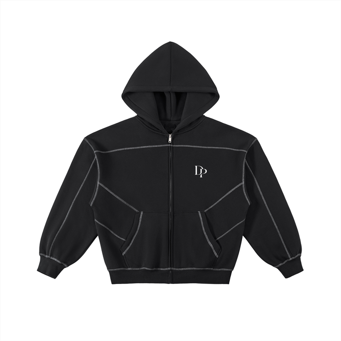 Contrast-Stitched Fleece Sweatpants
