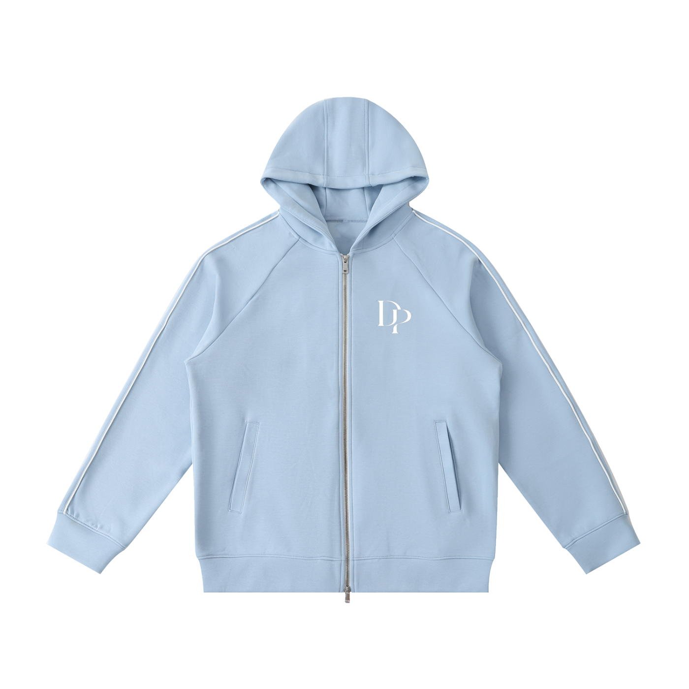 Heavyweight Raglan Sleeve Zip Hoodie